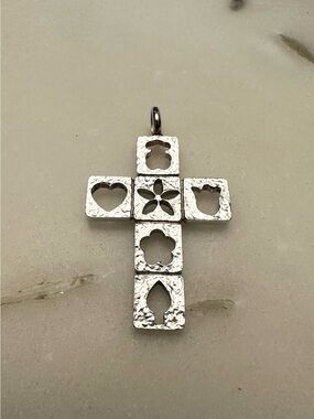 Tous Sterling Silver Cross Pendant